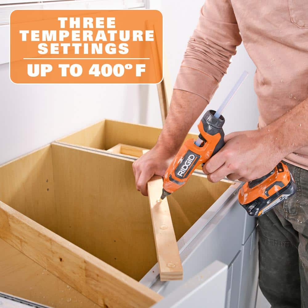 Pistolet à colle professionnel haute température sans fil 18 V (outil uniquement)
