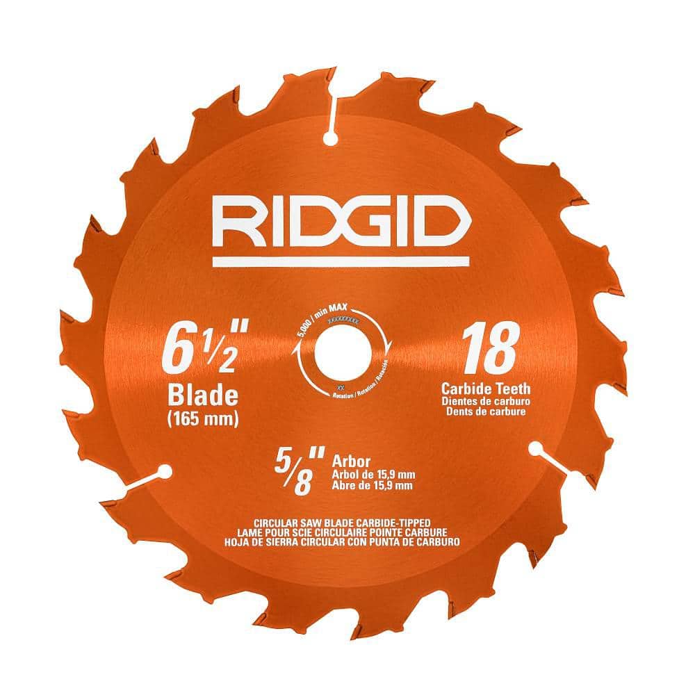 Scie circulaire sans fil 18 V de 6 1/2 po (outil seulement)