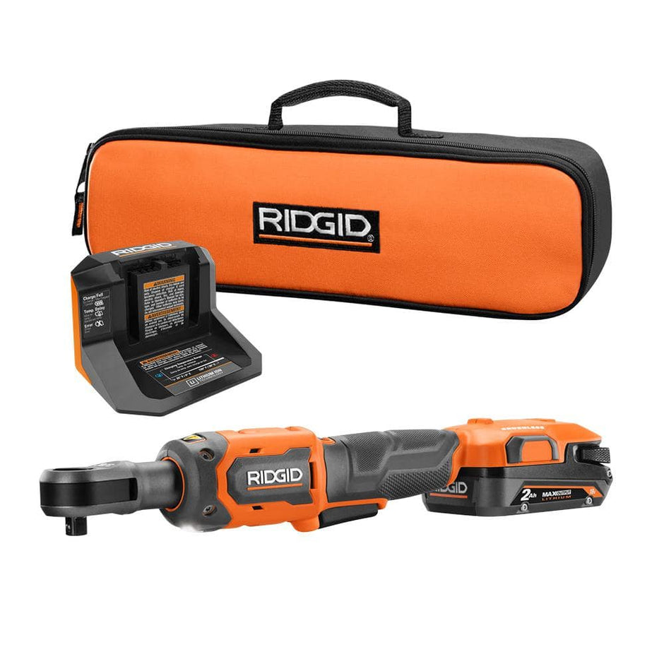 Kit de clé à cliquet sans fil 18 V 3/8 po avec batterie 2,0 Ah et chargeur