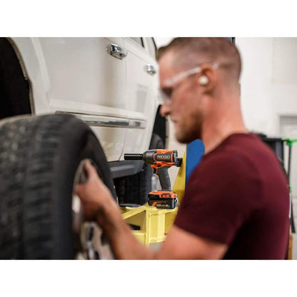 Clé à chocs sans fil 18 V, 4 modes, couple moyen, 1/2 po, avec bague de friction (outil seul)