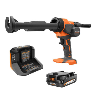 Pistolet à calfeutrer et à colle sans fil 18 V 283 g avec (1) batterie 2 Ah et chargeur