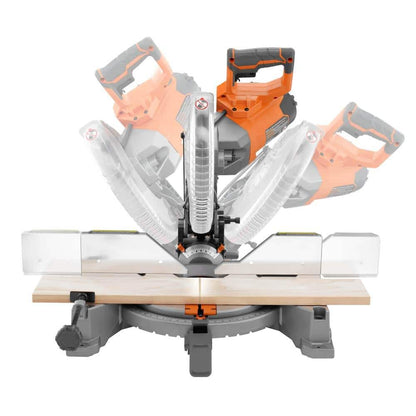 15 Amp 10 in. Corded Dual Bevel Miter Saw with LED Cut Line Indicator