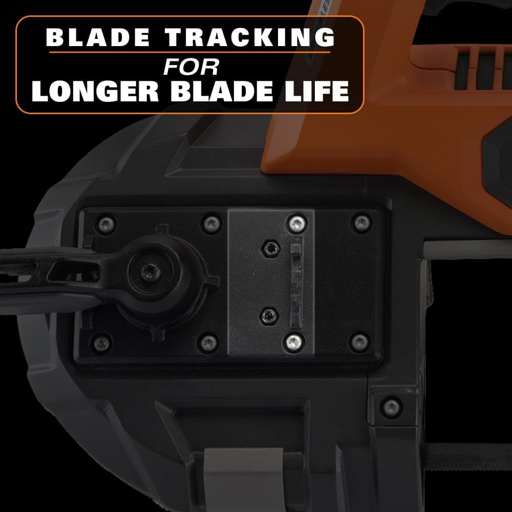 Scie à ruban à une main sans fil et sans balais 18 V (outil uniquement)