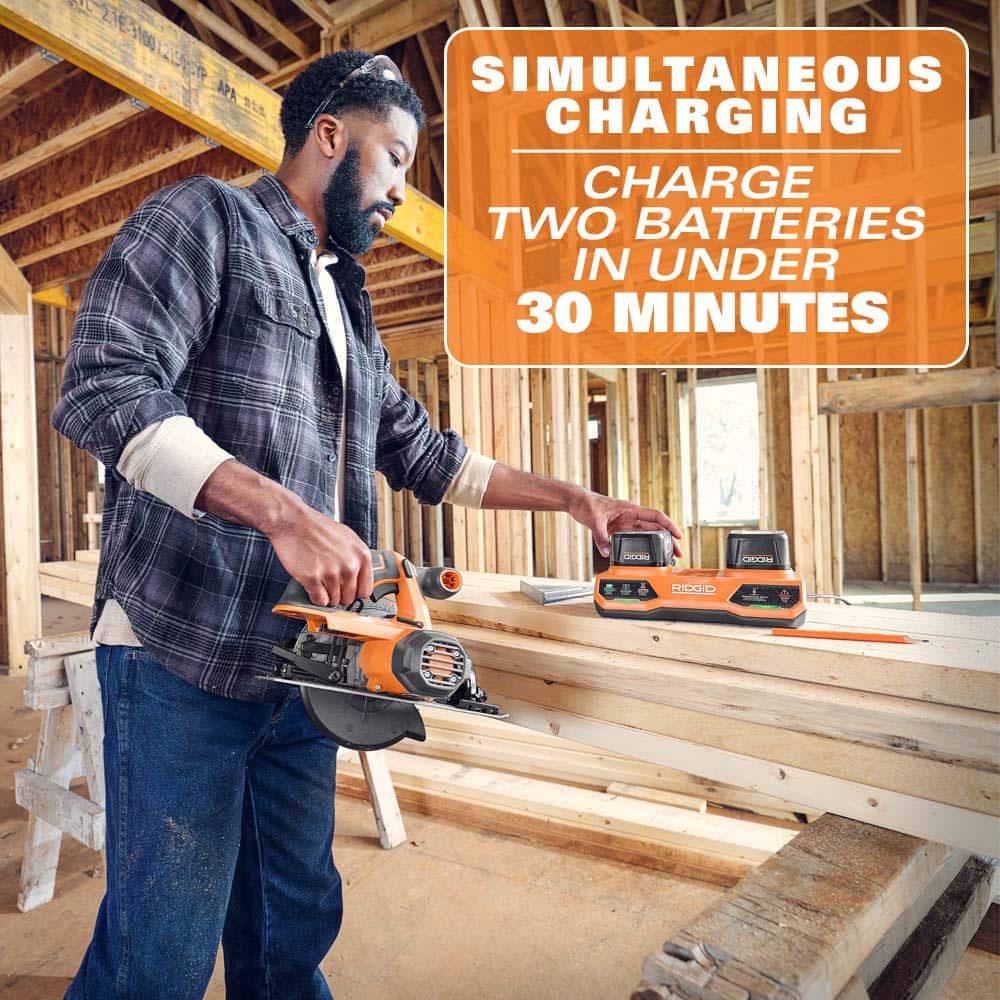 Chargeur simultané à double port 18 V