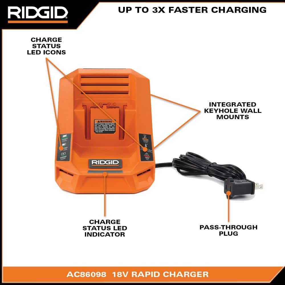 Chargeur rapide 18 V