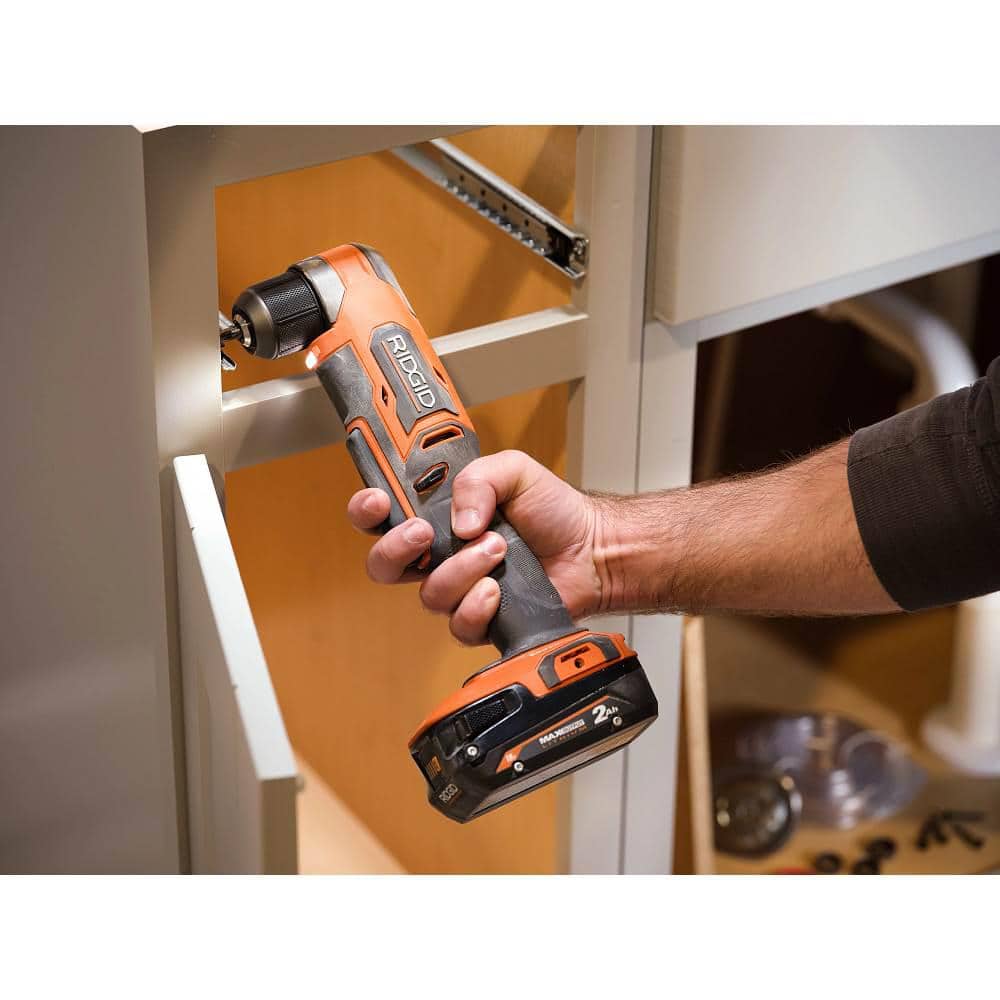 Perceuse à angle droit sans fil 18 V SubCompact de 3/8 po avec batterie de 2,0 Ah MAX et chargeur